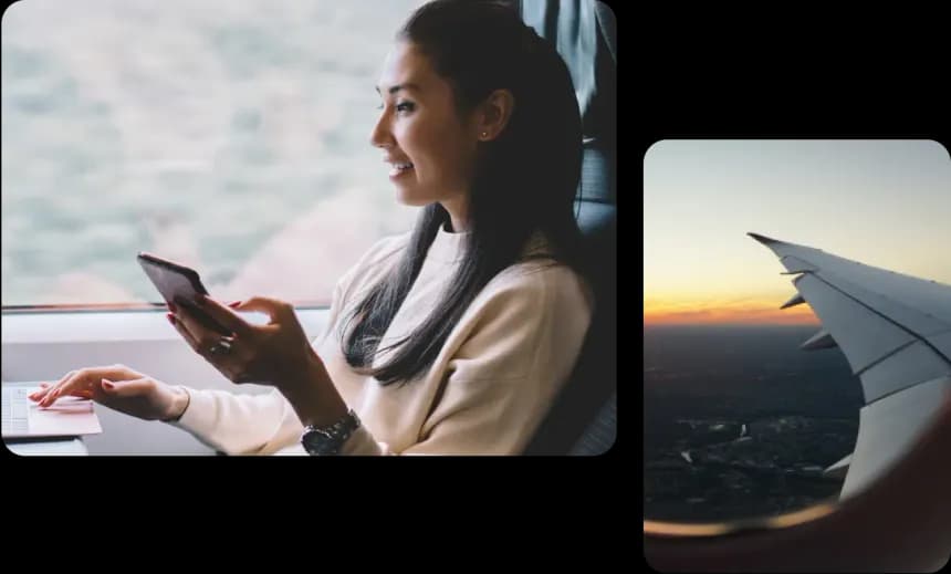 Agent using AI chat widget to build an itinerary